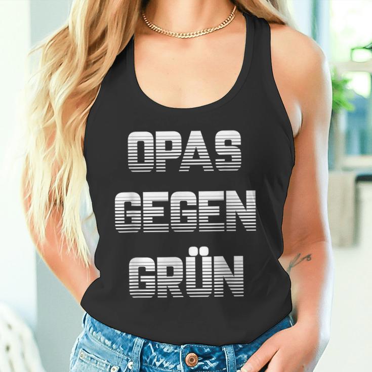 Opas Gegen Grün Grüne Nein Danke Tank Top