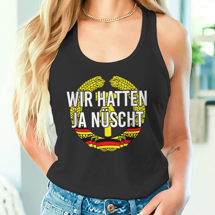 Ostdeutscher Ossis Father's Day Cult Wir Hatten Ja Nühnt Tank Top