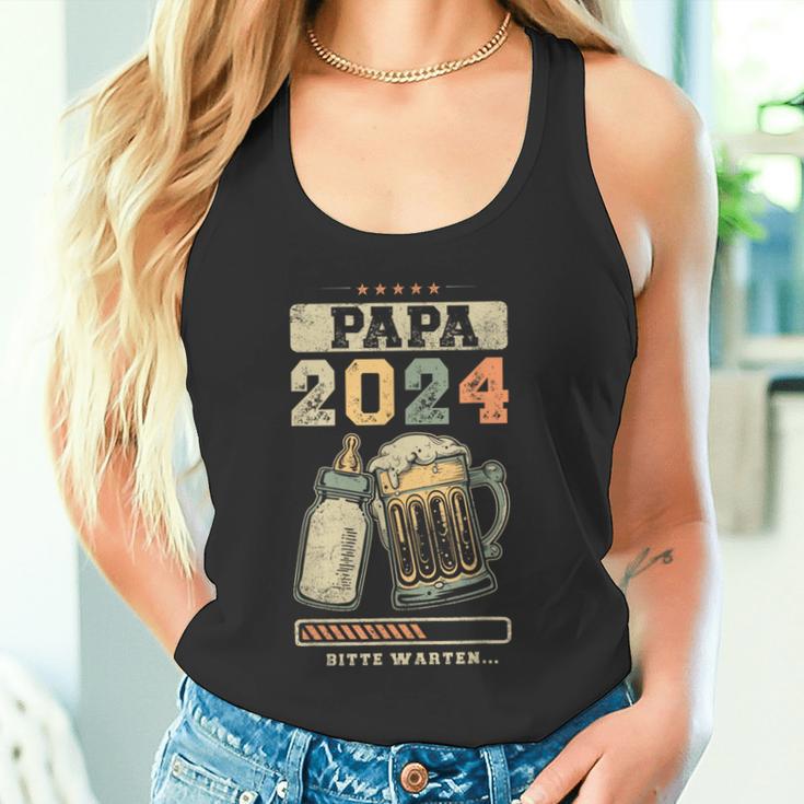 Papa 2024Aterschaft Baby Ankündigung Werdenderater Tank Top