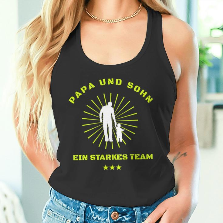 Papa & Sohn Ein Starkes Team Partnerlook Für Beide Tank Top