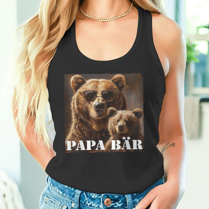 Papa Bär Geschenkatertag & Geburtstag Für Den Besten Papa Tank Top