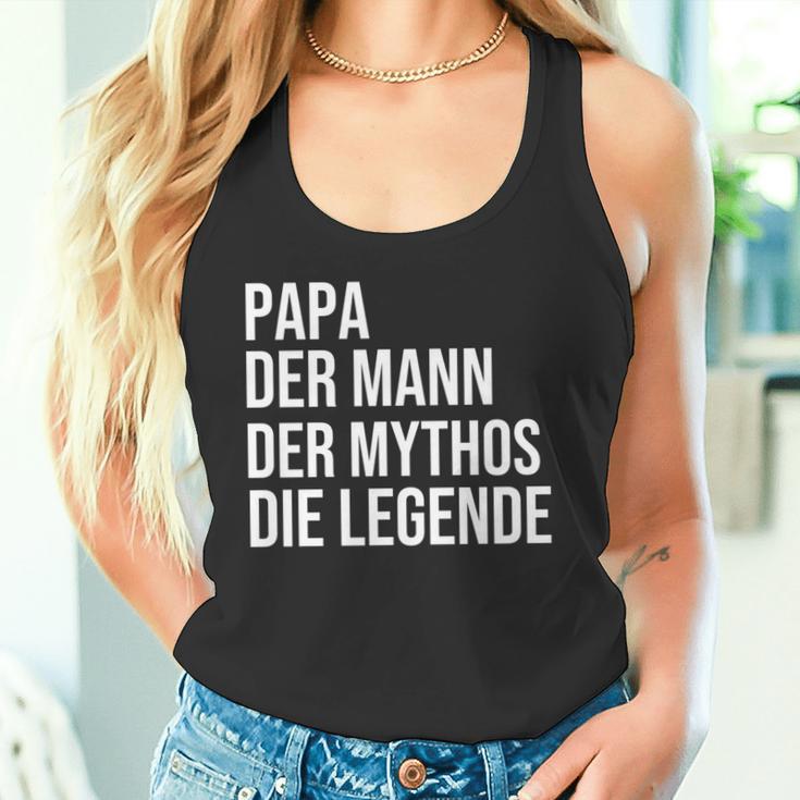 Papa Der Mann Der Mythos Die Legende Long-Sleeved Tank Top