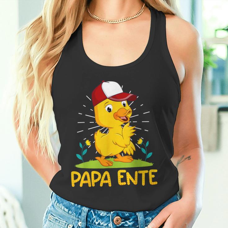 Papa Ente Entenliebhaber Männer Enten Tank Top