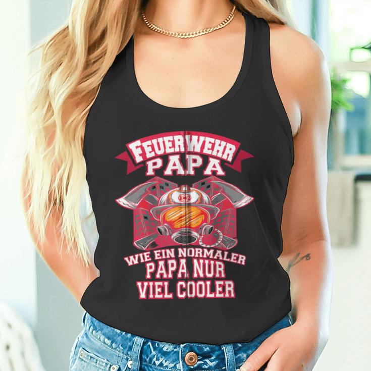 Papa Feuerwehrmanniel Cooler Sohn Tochterater Kapuzenjacke Tank Top