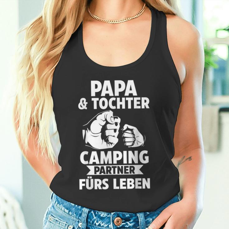 Papa Und Tochter Camper Camping Tank Top