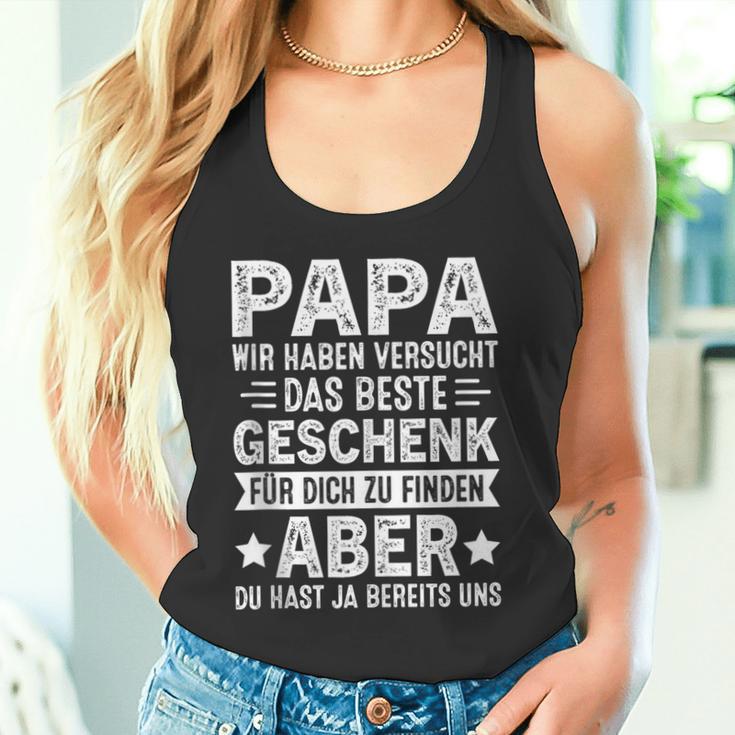 Papa Undater Geschenk Lustiger Spruch Herrenatertag Tank Top