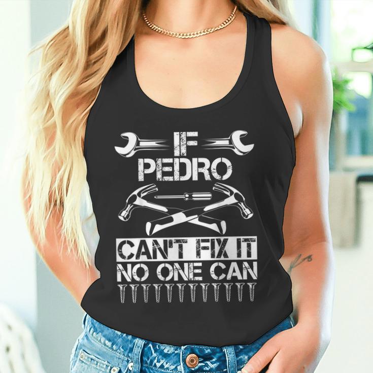 Pedro Fix It Lustiger Geburtstag Personalisierter Name Papa Geschenkidee Tank Top