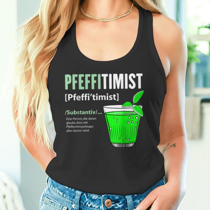 Pfeffitimist Peppermint Saufen Peppermint Liqueur Pfeffi Tank Top