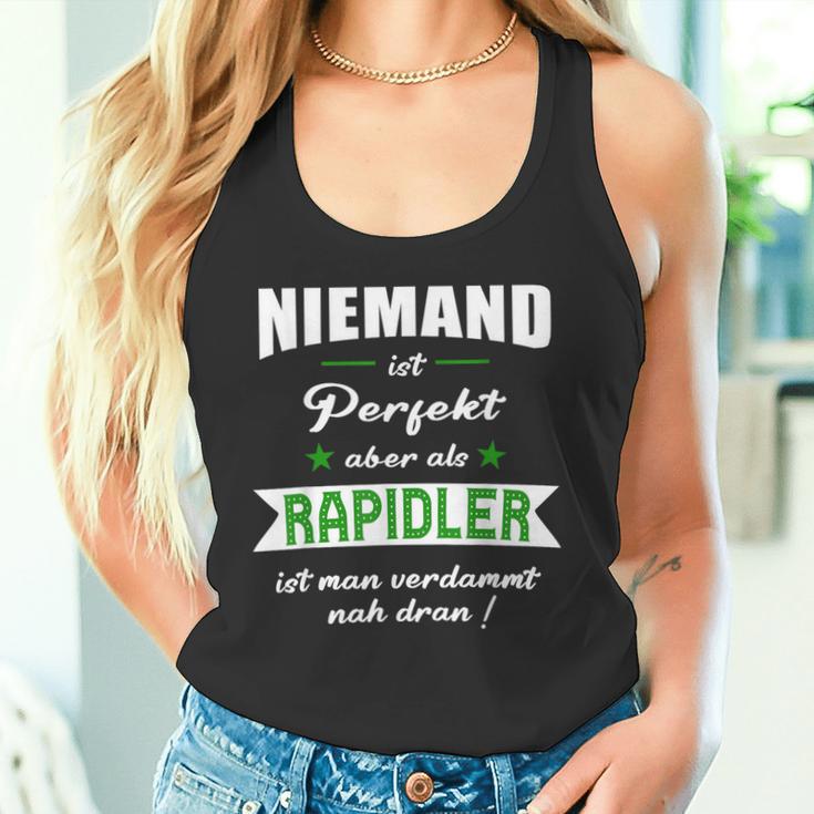 Rapidler Fußball Wien Niemand Ist Perfekt Rap Tank Top