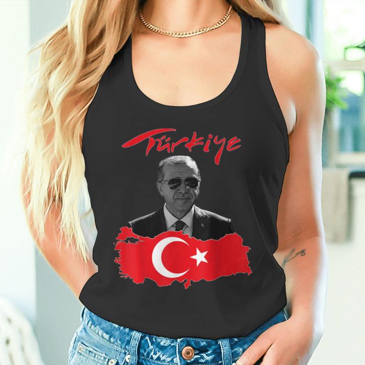 Recep Tayyip Erdogan Türkiye Flag Tank Top