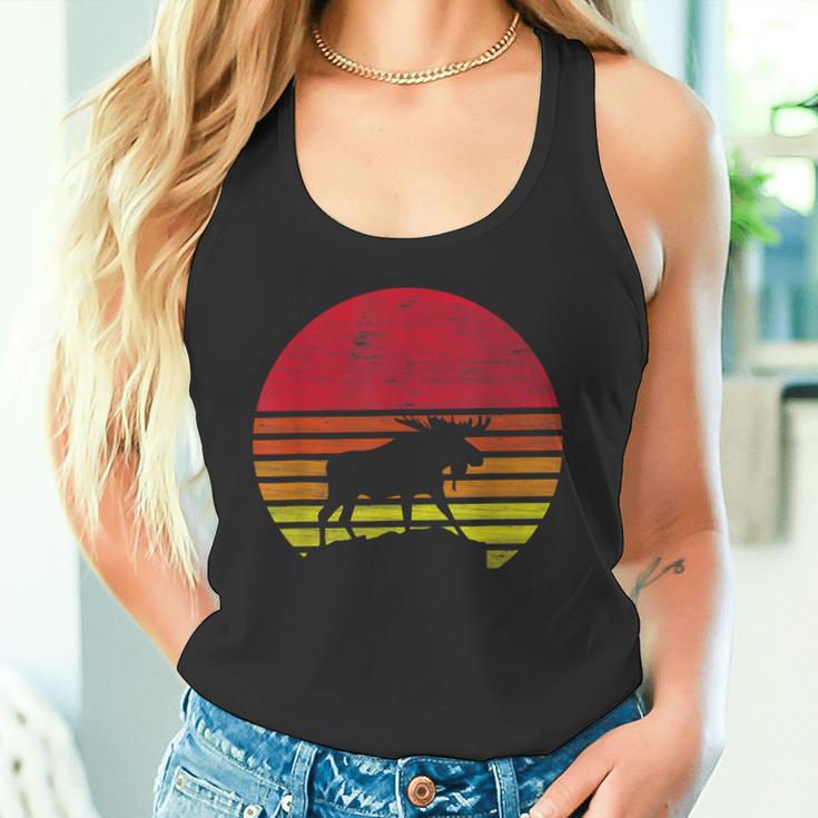 Retro Elk Silhouette Tank Top