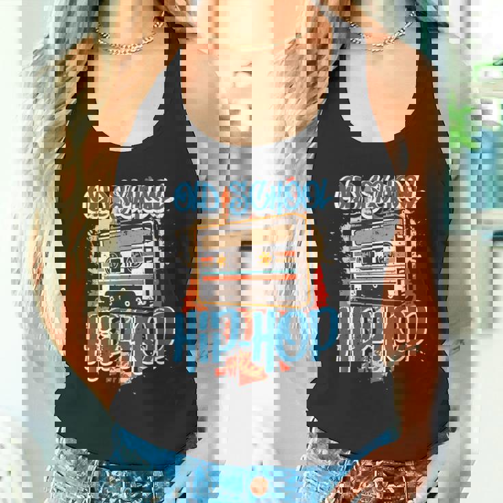 Retro Old School Hip Hop 80S 90S Graffiti Cassette Camiseta sin mangas