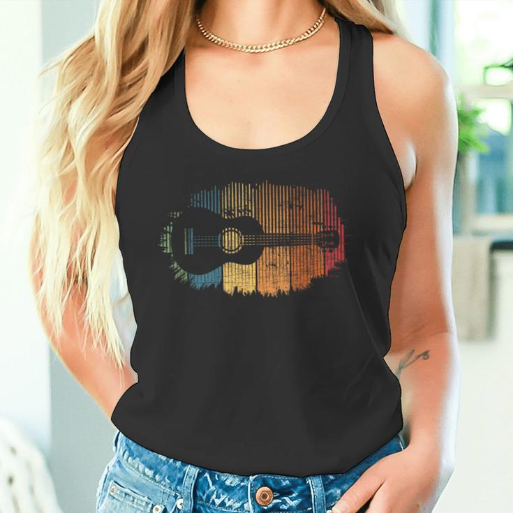 Retrointage Ukulele Player Guitarist Ukulele Ukulele Tank Top