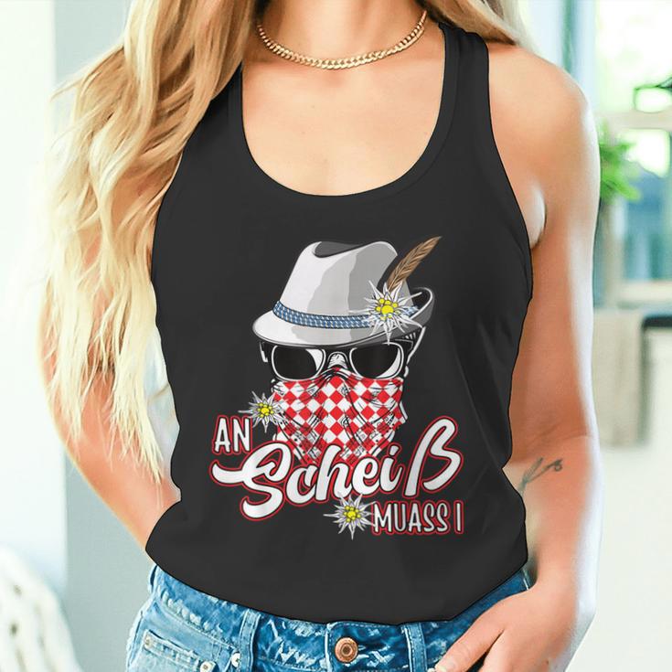 An Scheiss Muas I Hirsch Muass Grantln Bavarian Grantler Tank Top