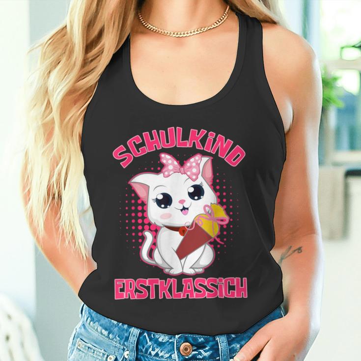 Schulkind Erstklassig Katz Tank Top