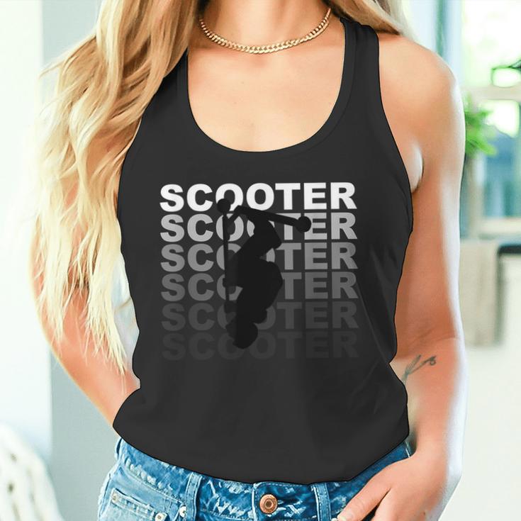 Scooter Freestyle Stunt Scooter Slogan Skatehalle Tank Top