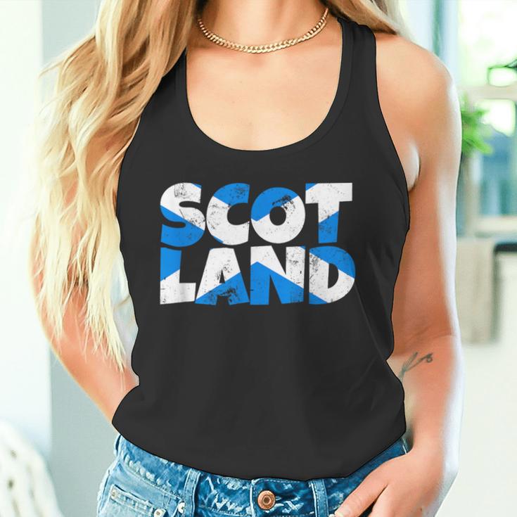 Scotland Flags Scotland Tank Top