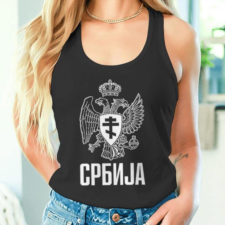 Serbia Serbian Serb Srbija Eagle Tank Top