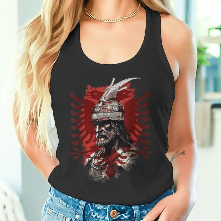 Skanderbeg Albanian National Hero Eagle Kosovo Albanian Tank Top