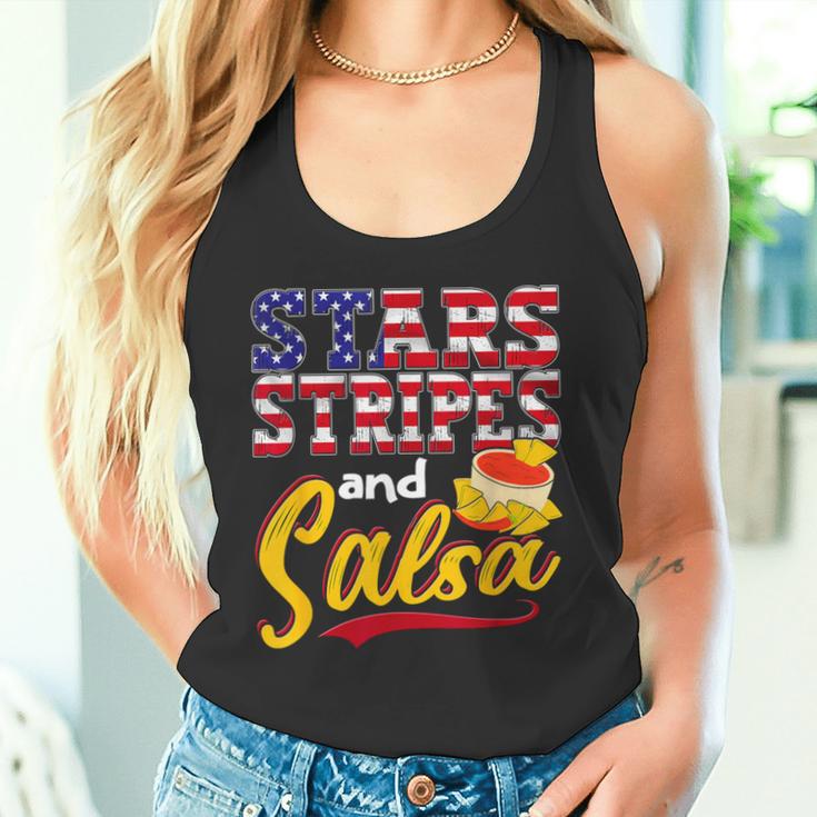 Sterne Streifen Und Salsa Mexiko Us Mexikanisch Amerikanisch Tank Top