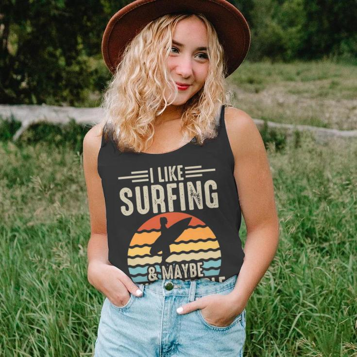 I Like Surfing & Maybe Like 3 People Tank Top