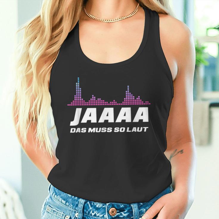 Techno Discjockey Das Muss So Laut Dj Tank Top