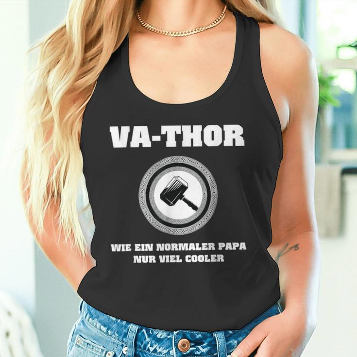 Va-Thor Wie Ein Normaler Papa Nuriel Coolerater Spruch Tank Top