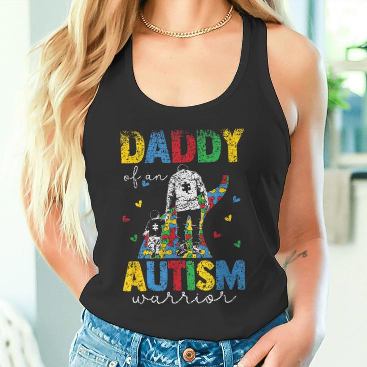 Vater Eines Autismus Kriegers Autisten Autist Autismus Papa Tank Top