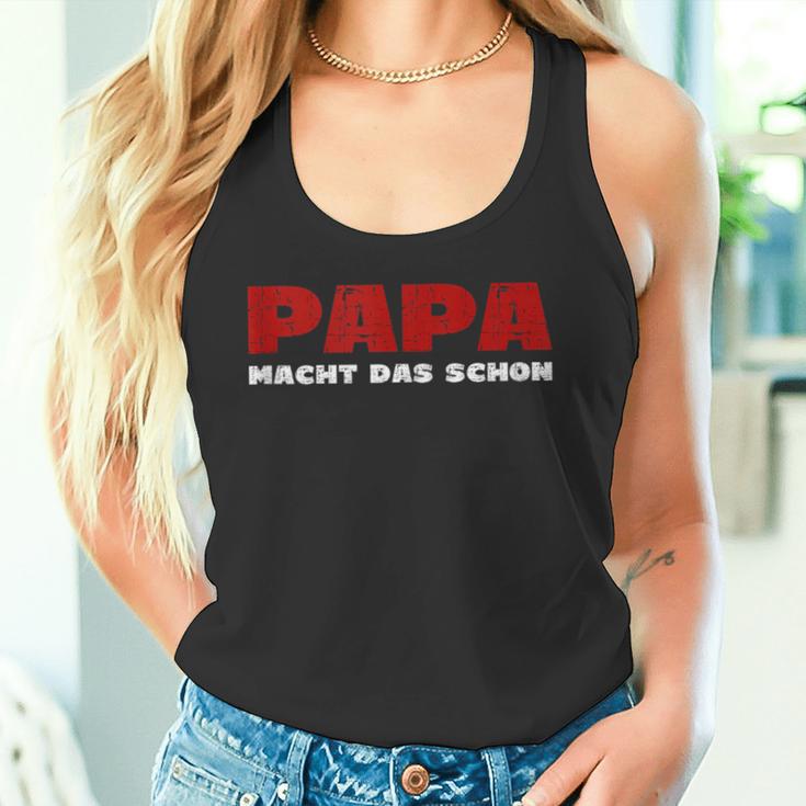 Vatertagatertags Geschenk Papa Opa Lustig Für Herren Tank Top