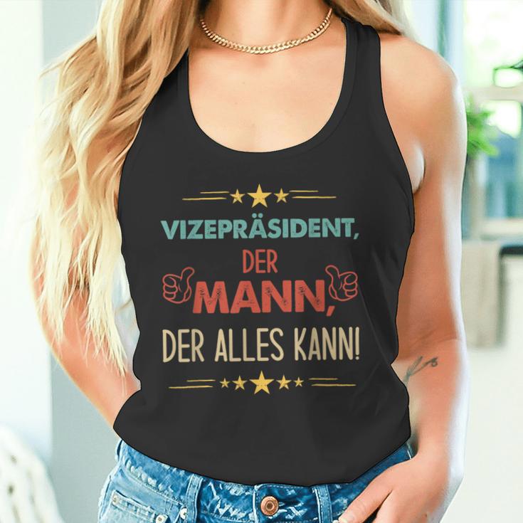 Vice President Der Mann Der Alles Kann Tank Top