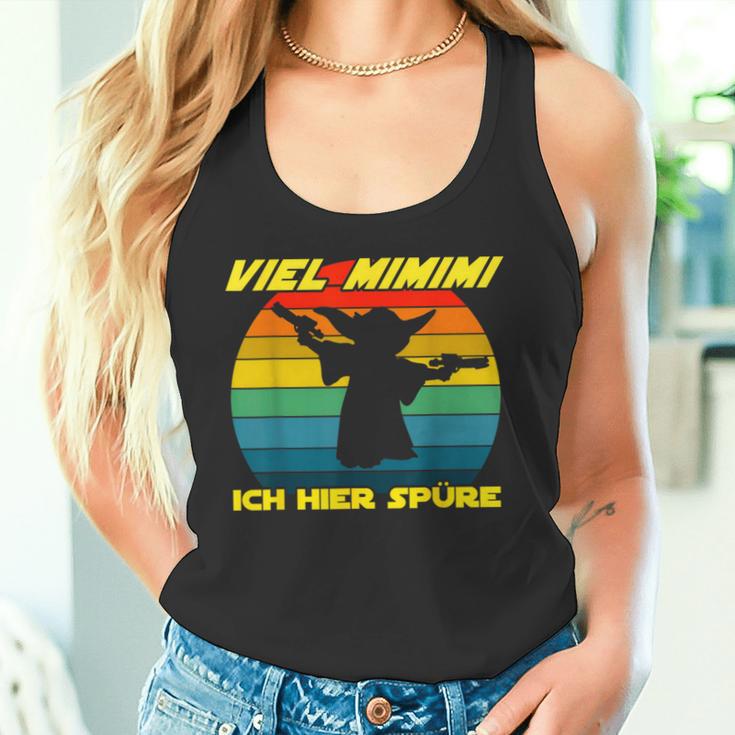 Viel Mimimi Ich Hier Spüre Mimimimi Slogan Tank Top