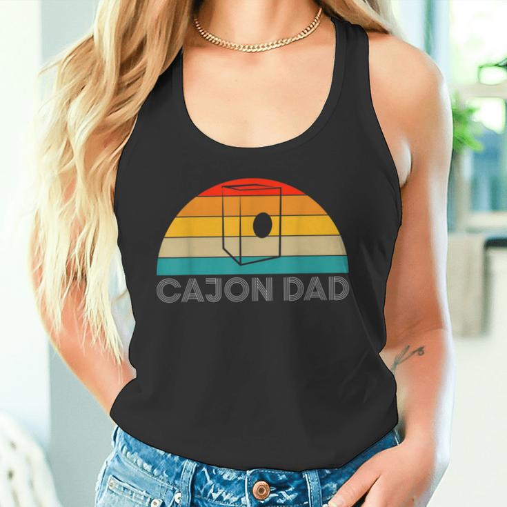 Vintage Retro Cajon Dadater Papaatertag Tank Top