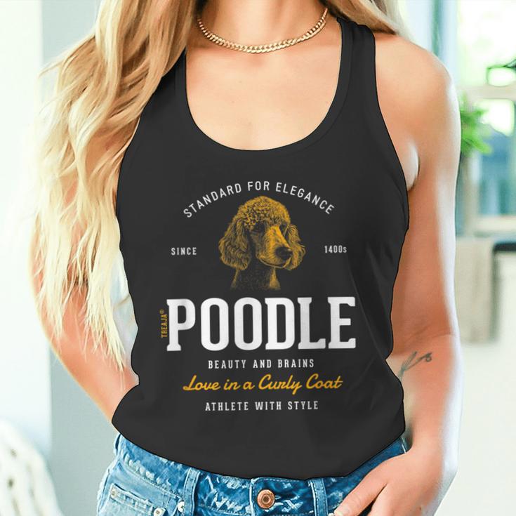 Vintage Style Retro Poodle Tank Top