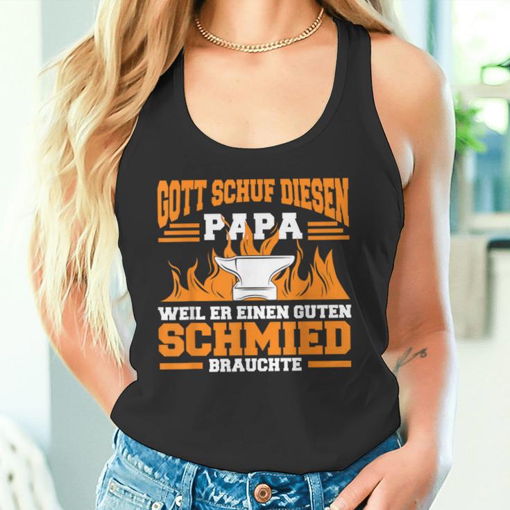 Weapon Schmied Papa Schmiedekunst Forging Hammer Tank Top