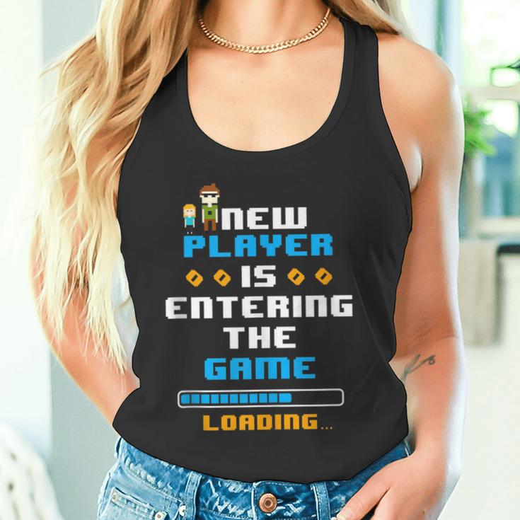 Werdender Papa Geschenk Schwangerschaft Partner Gamerater Tank Top