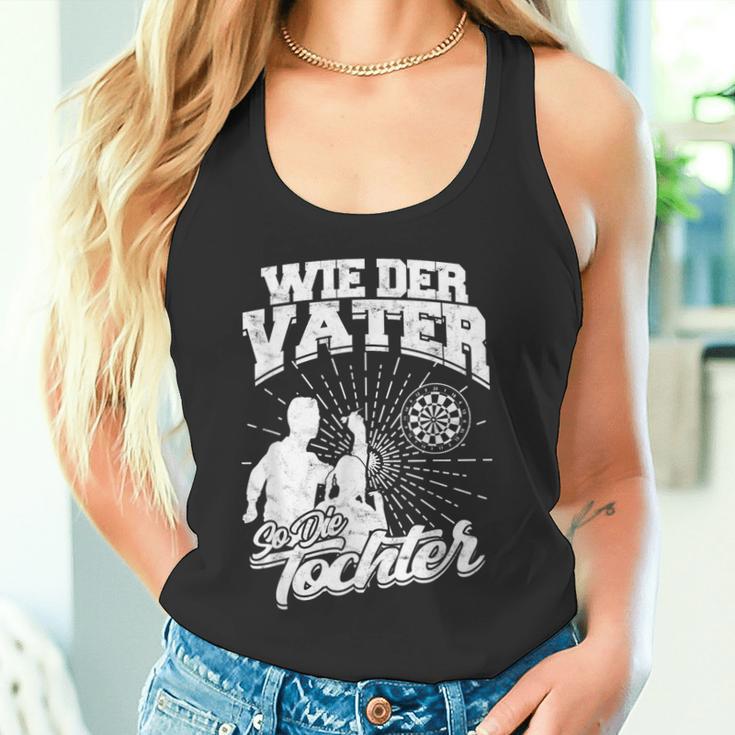 Wie Der Fater So Die Tochter Darts Darts Dart Player Dart S Tank Top