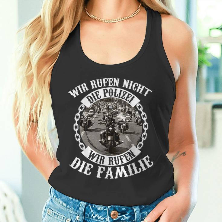 Wir Rufen Nicht Die Police We Call Not The Police Rocker Tank Top