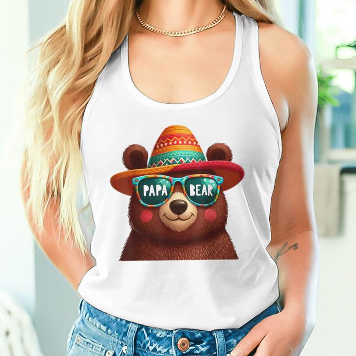 Bär Papa Bear Papaatertagsgeschenk Für Papa Spruch Lustig Tank Top