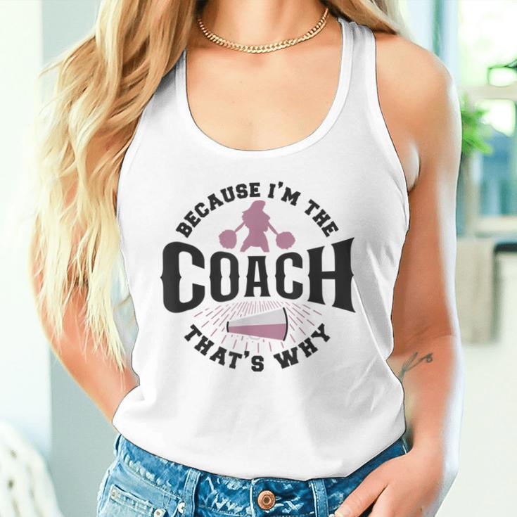 Cheerleader-Coach Anfeuern Weil Ich Der Coach Bin Deshalb Tank Top