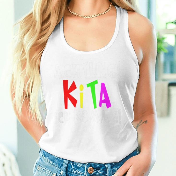 Children's Kita Achtung Kita Ich Komme I Kitakind Tank Top