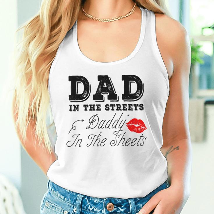 Dad In The Streets Daddy In The Sheets Geschenke Für Papa Tank Top