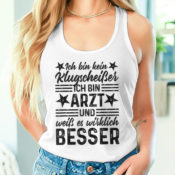 Doctor Ich Bin Kein Klugscheißer Tank Top