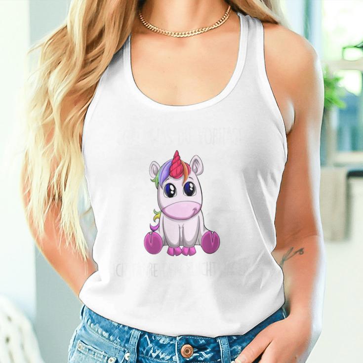 Egal Was Duorhast Ich Fahre Den Fluchtwagen Unicorn Tank Top