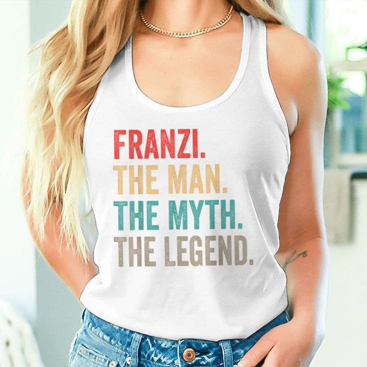 Franzi The Man The Myth The Legend Lustiges Geschenk Franzi Tank Top