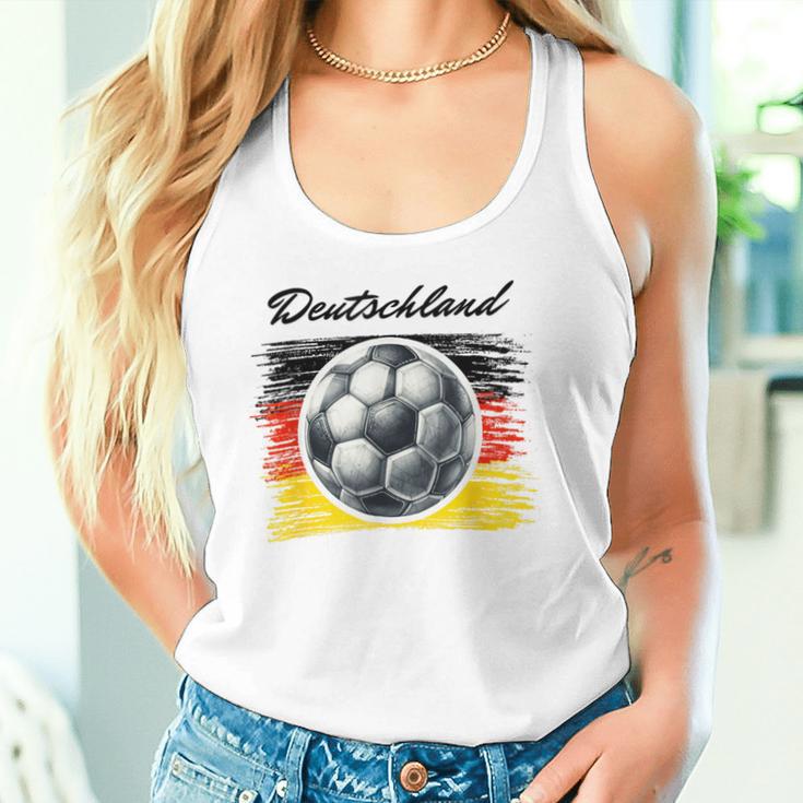 Fussball Fußball Mannschaft Flagge Deutschland Fan Tank Top