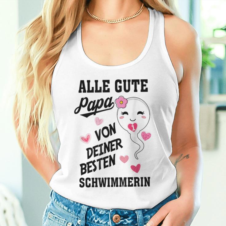 Herren Alles Gute Papa Wünscht Dir Deine Bester Swimmer S Tank Top