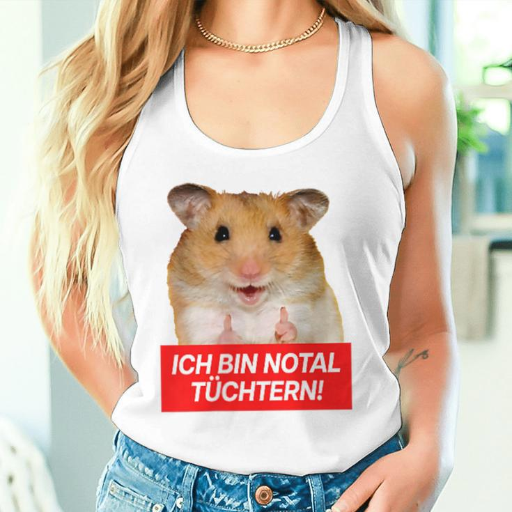 Ich Bin Notal Tüchtern Hamster Meme Total Schüchtern Tank Top
