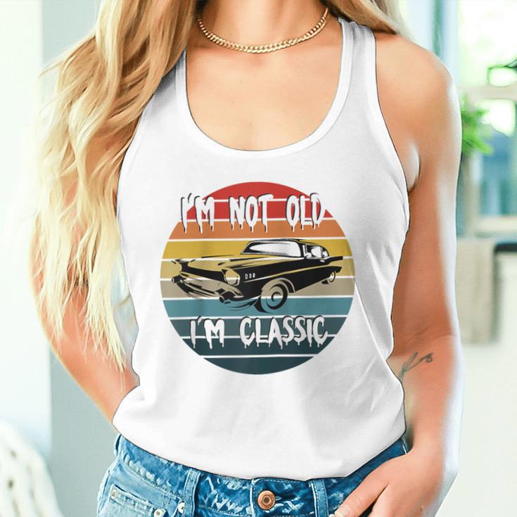 I'm Not Old I'm Classic Car Geburtstag Papa Opa Herren Damen Raglan Tank Top