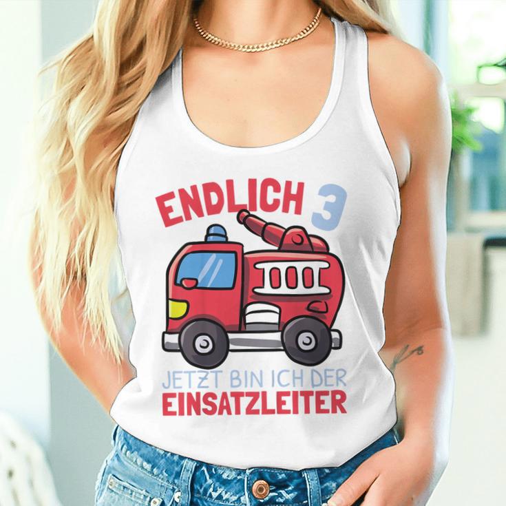 Kinder Jetzt Bin Ich Einsatzleiter Endlich 3 Jahre Boys Fire Brigade Tank Top