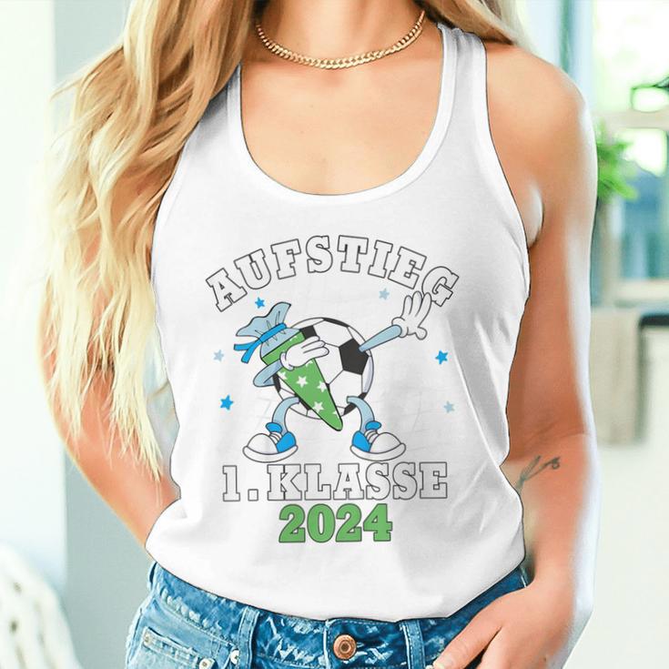 Kinder Schulkind 2024 Einschulung Erste Klasse Fußball Jungen Tank Top